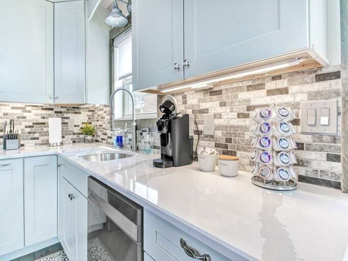 Coffee Bar in Kitchen