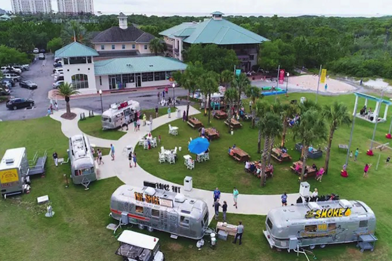 Food Truck Park with Live Music only 1 Mile Away