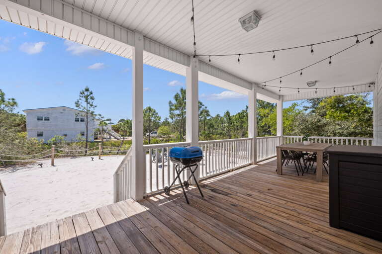 Enjoy your BBQ on our out door dinning area.