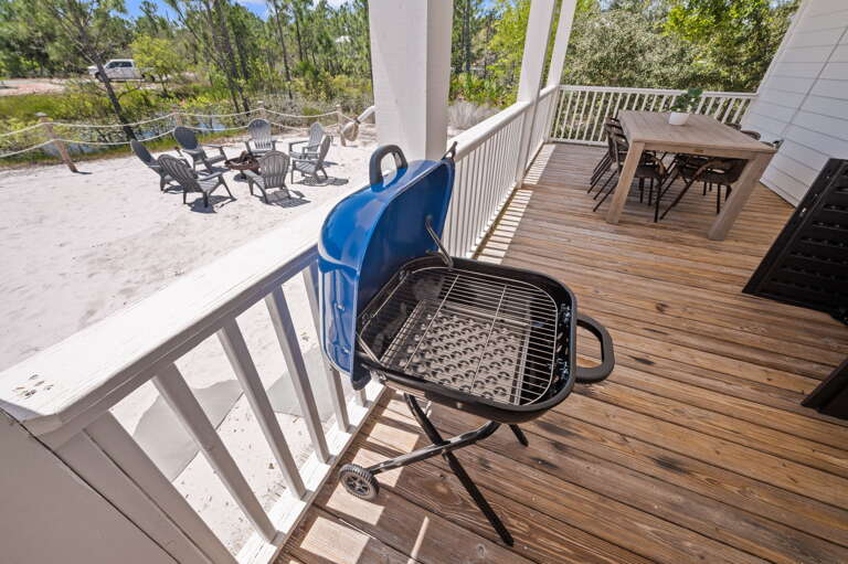 Charcoal Grill Available for smokey BBQ goodness!