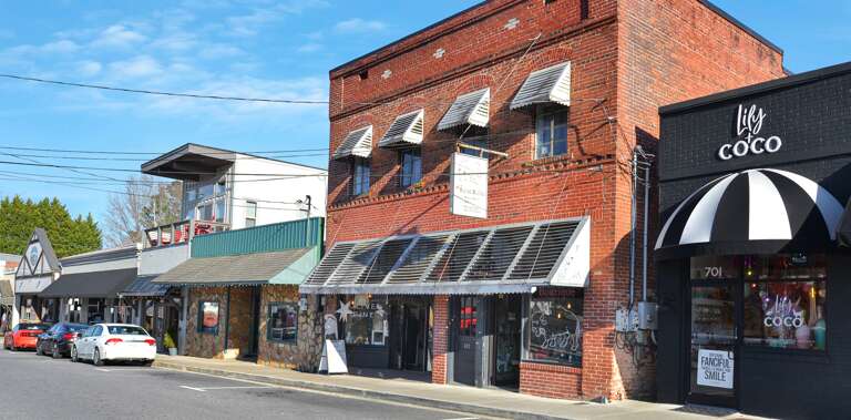 Downtown Blue Ridge- local shops