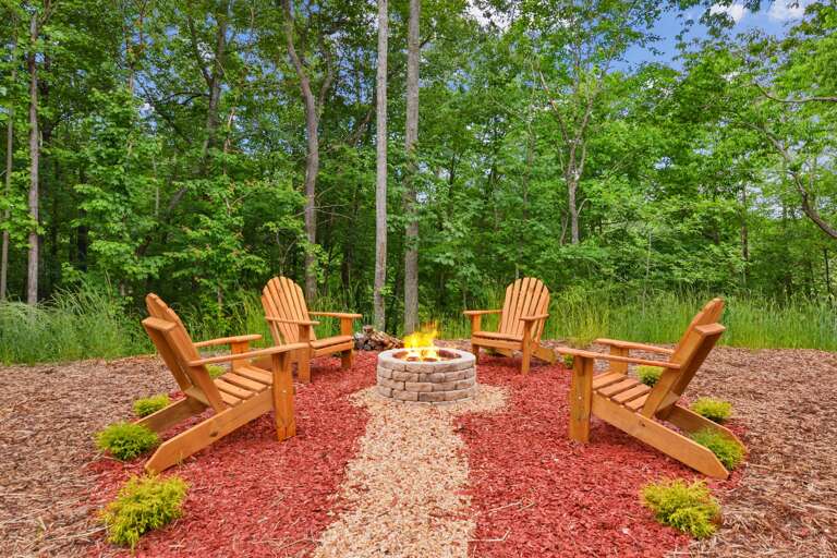 Fire pit area - 4 chairs