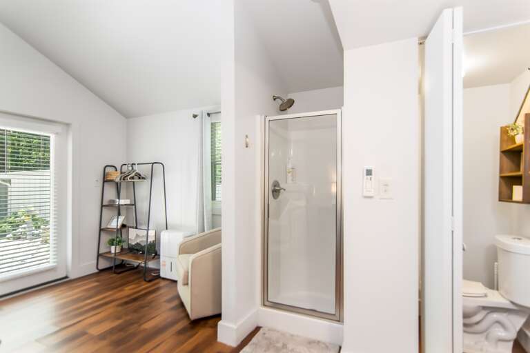 Guest House - Living Area w/ Bathroom