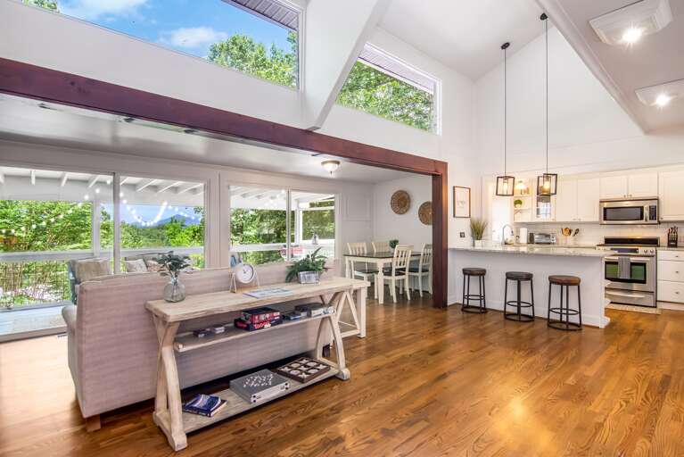 Spacious Living Area  &amp; Kitchen View
