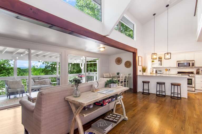 Spacious Living Area  &amp; Kitchen View