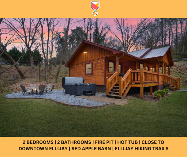2 BEDROOMS | 2 BATHROOMS | FIRE PIT | HOT TUB | CLOSE TO DOWNTOWN ELLIJAY | RED APPLE BARN | ELLIJAY HIKING TRAILS 2 BEDROOMS | 2 BATHROOMS | FIRE PIT | HOT TUB | CLOSE TO DOWNTOWN ELLIJAY | RED APPLE BARN | ELLIJAY HIKING TRAILS