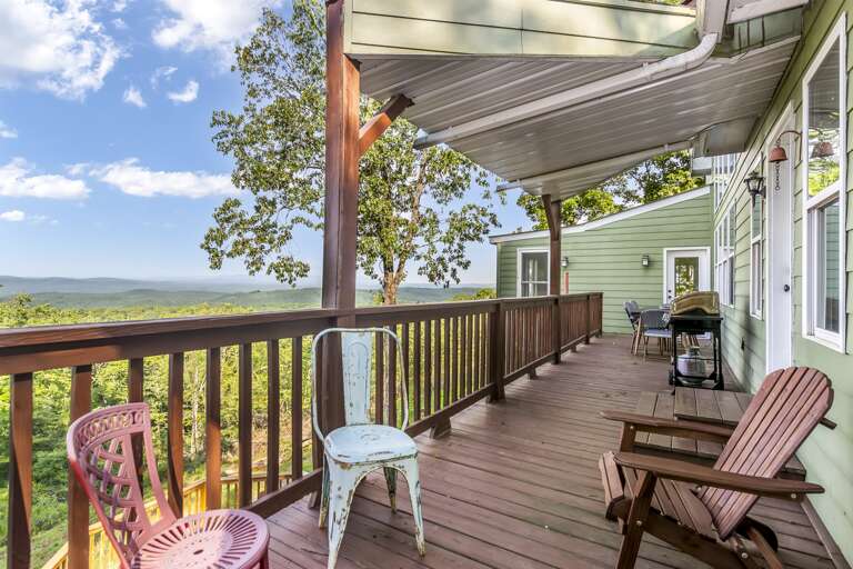 Wrap around deck w/ stunning views  Wrap around deck w/ stunning views