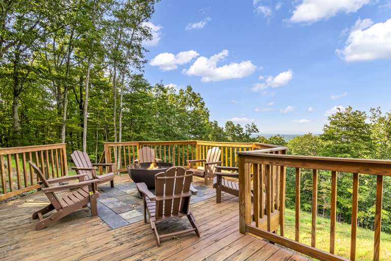 Fire pit area with 6 chairs  Fire pit area with 6 chairs