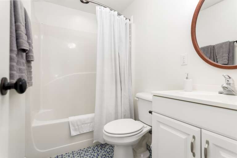 Full bathroom in basement  Full bathroom in basement