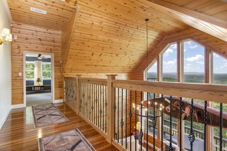 Cat Walk overlooking the living room Cat Walk overlooking the living room