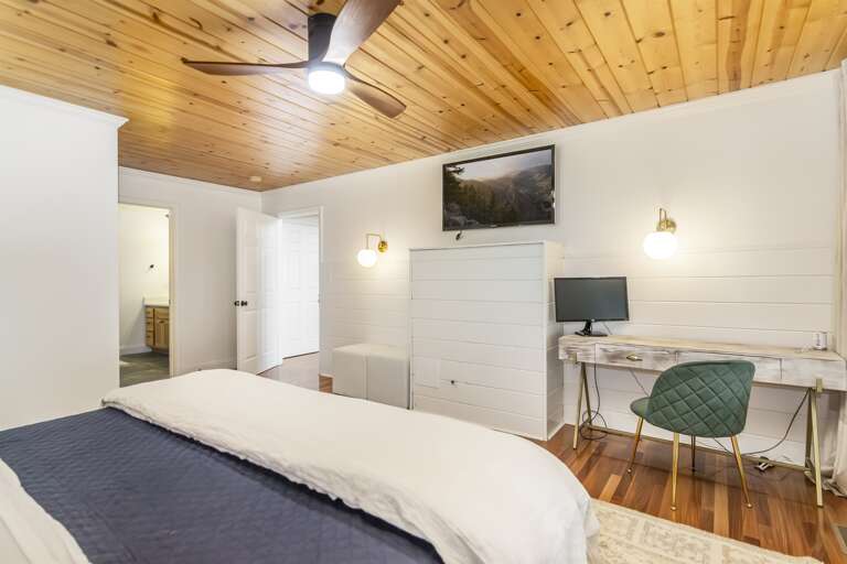 Master bedroom w/ work desk Master bedroom w/ work desk