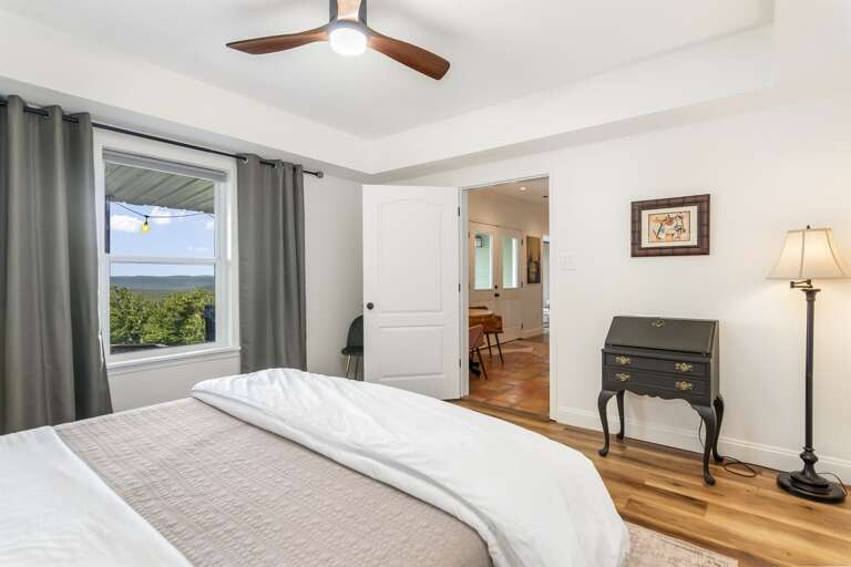 King Master bedroom in basement 