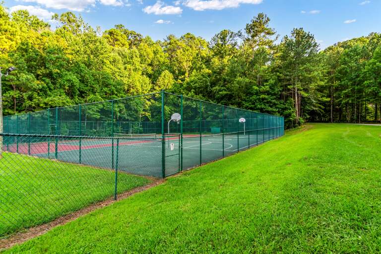 Neighborhood tennis courts