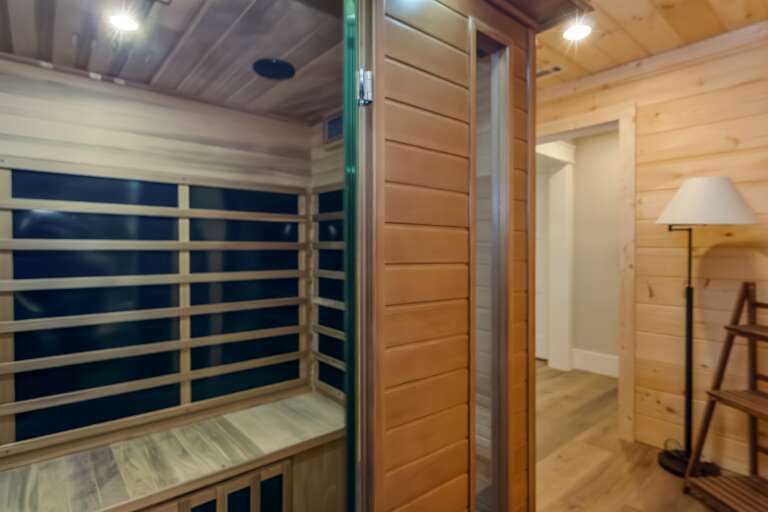 Indoor sauna!