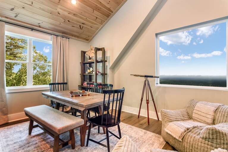 Ready to play games and check out the views! 