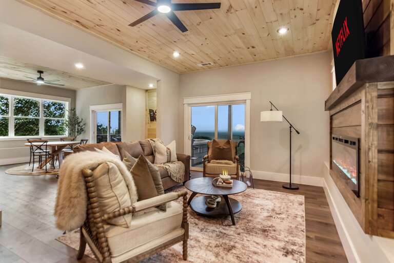 2nd living room in basement 