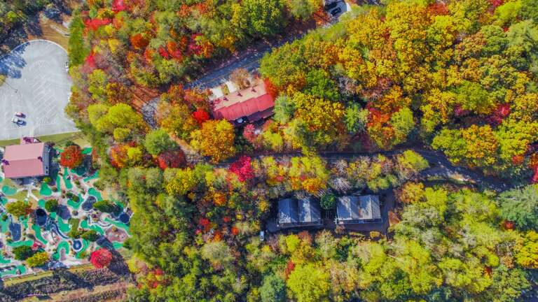 Your in the heart of downtown Helen