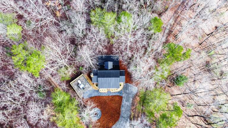 Aerial view of the home Aerial view of the home