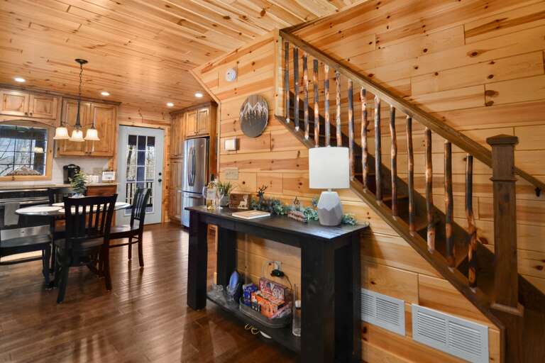 Entryway with games  Entryway with games