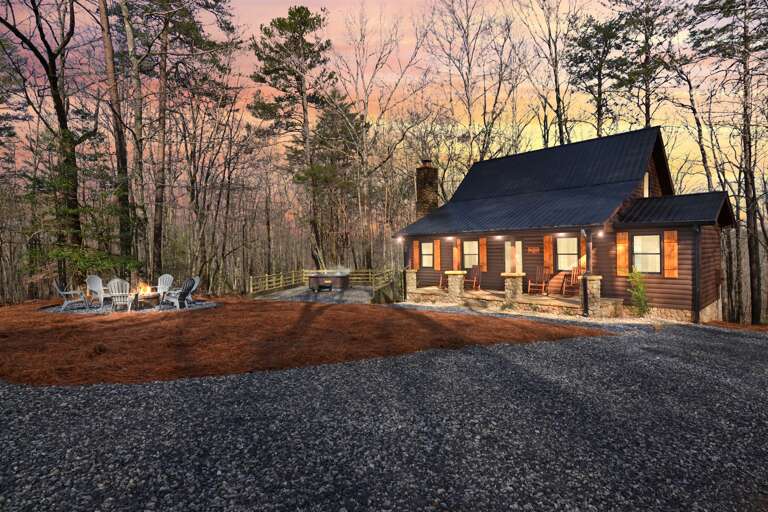 Glowing view from the front Glowing view from the front