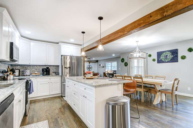 Fully Equipped and Spacious Kitchen