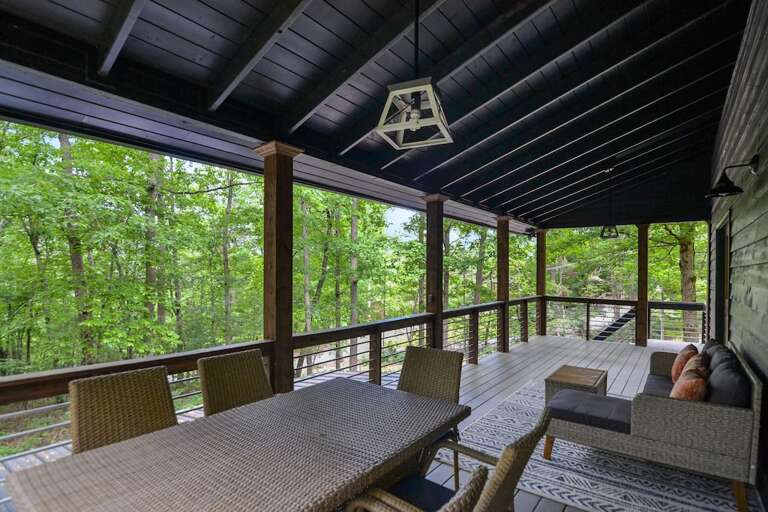 Front porch- entertaining area  Front porch- entertaining area