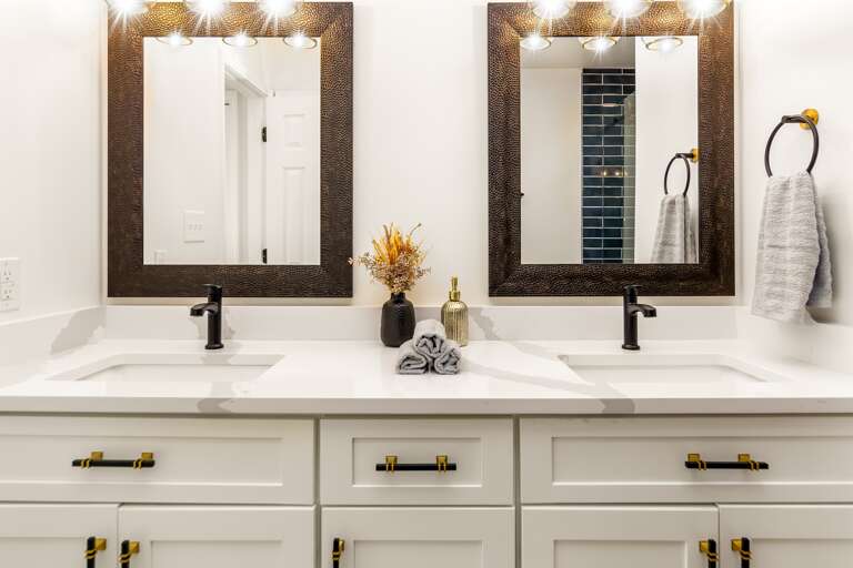 Plenty of space in this master bath