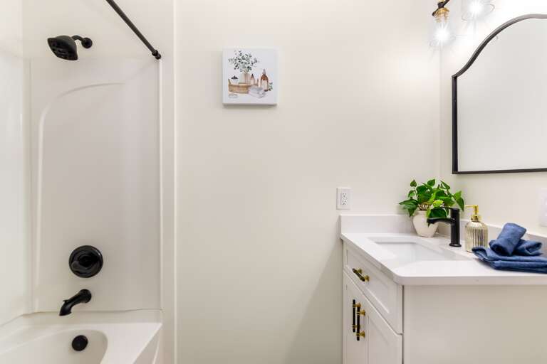 Full bathroom - shower/tub combo