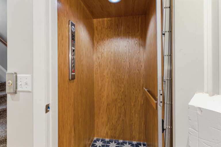 Easy access to every floor with a convenient in-building elevator.