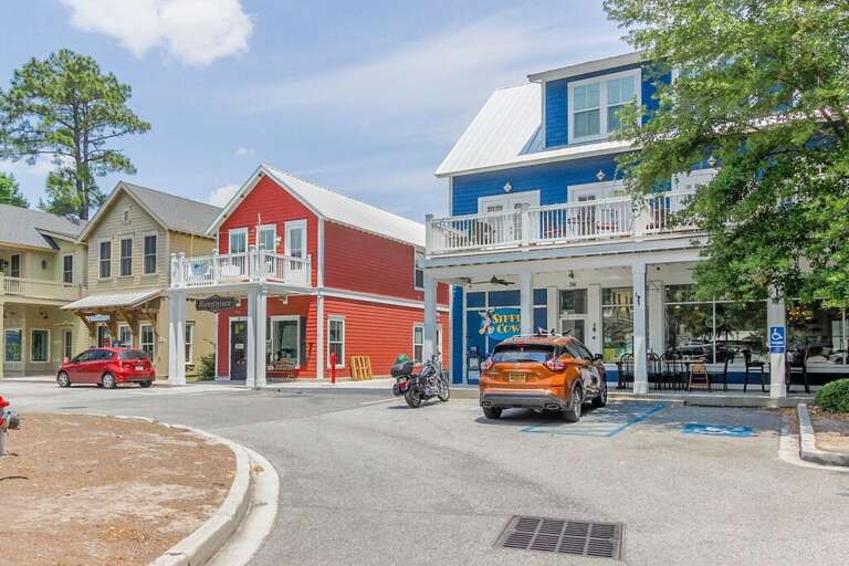 Boutique shops next door