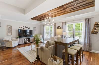 Bright and cozy living room designed for comfort and relaxation.