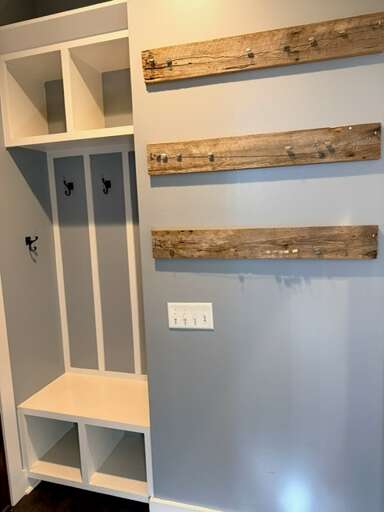 Back door entry- mud room space 
