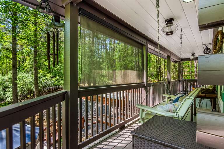 Morning coffee and early sunrise on the porch as you take time to relax and catch up on those books you have been wanting to read.