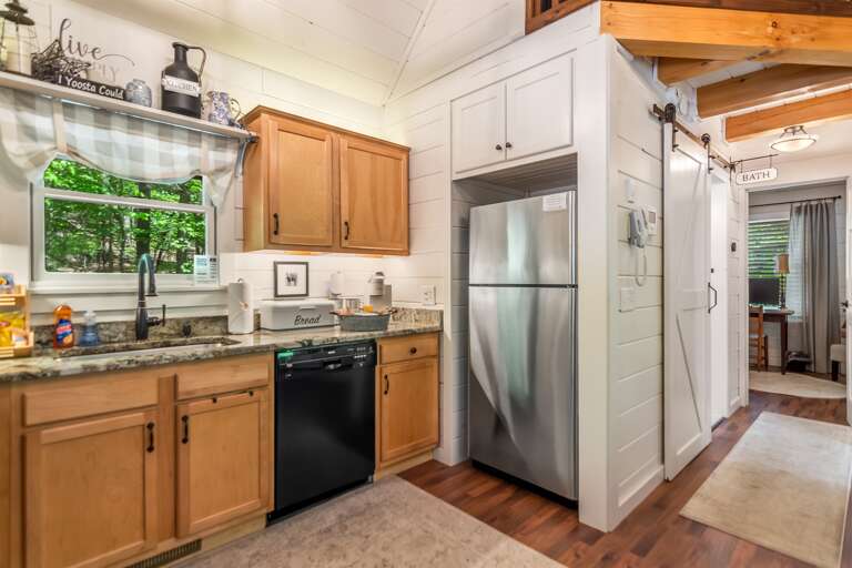 Fully stocked kitchen