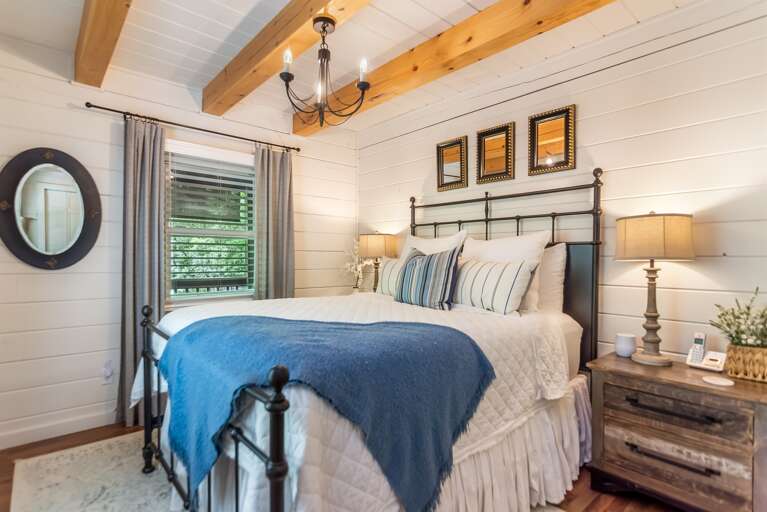 Snuggle up in our amazing bedroom!