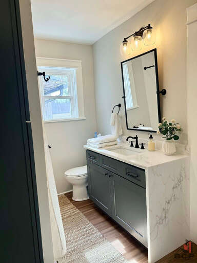 Full size bathroom on main level