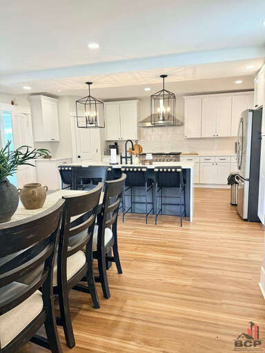 Dining area in the kitchen