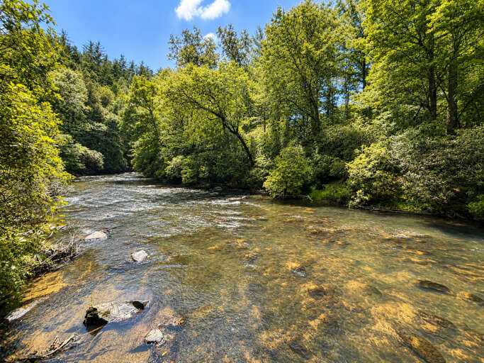 Year round flowing river! 