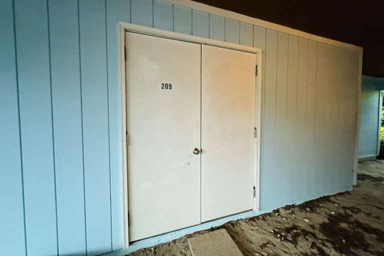 Outdoor storage area