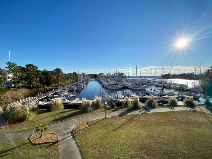 View of marina