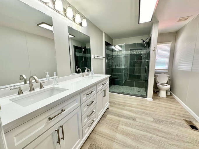 Master bathroom