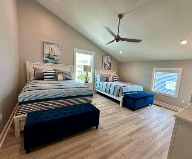 Bedroom five with Ocean view