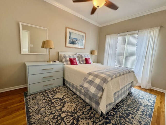 Bedroom #2 with queen size bed.