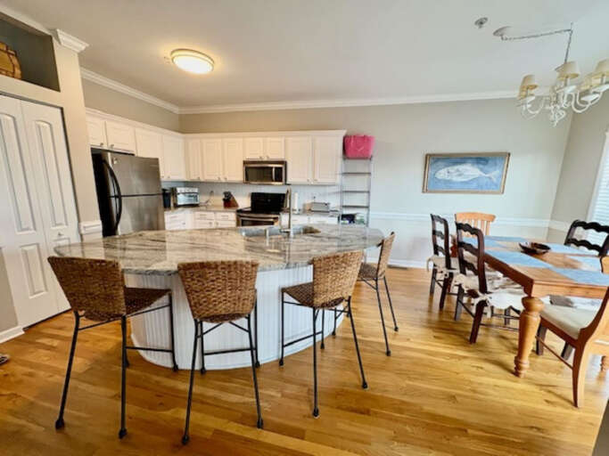 View of kitchen from Living room.