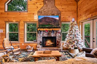 Luxury Cabin with Indoor Pool in Sevierville Luxury Cabin with Indoor Pool in Sevierville