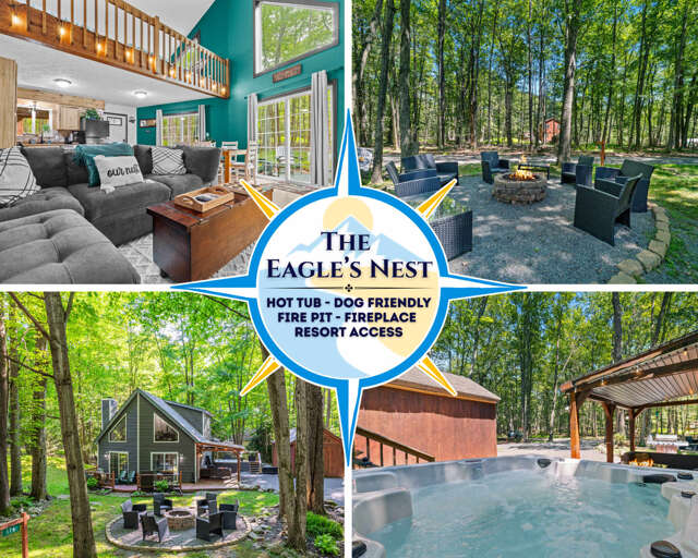 Dog-Friendly Poconos Cabin w/ Hot Tub & Fire Pit