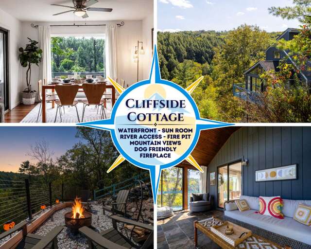 Dog Friendly Retreat with River and Mountain Views