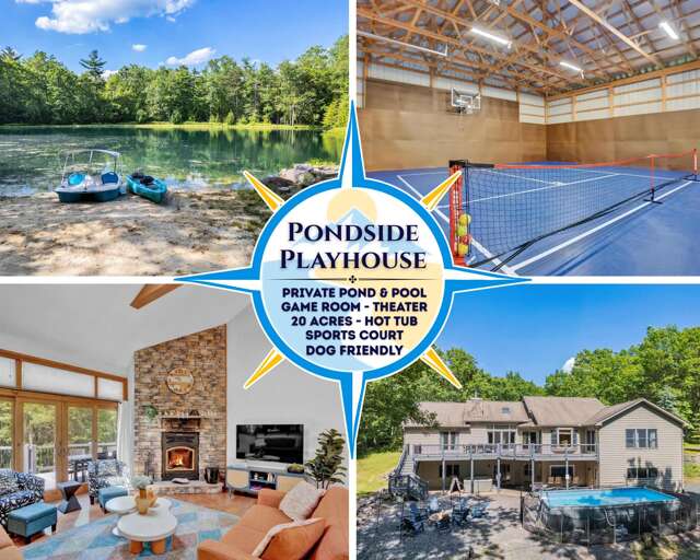 Private Pond & Pool, Hot Tub, Game Rooms, Theater