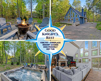 Family Retreat w/ Hot Tub, Firepit, Medieval Charm