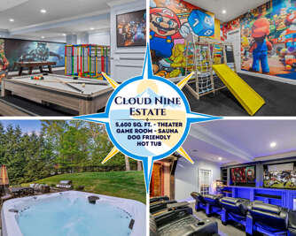 Luxe Getaway | Hot Tub, Sauna, Theater & Game Room